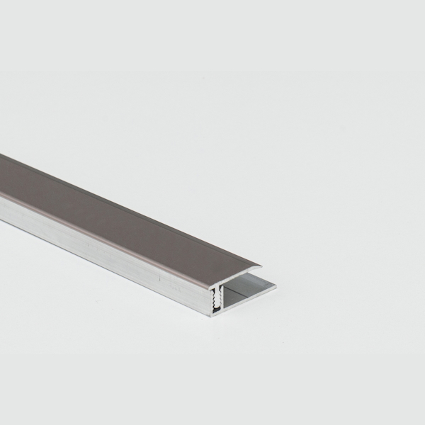 Champagne AC451 C-Channel Adjustable Height Aluminium Trims 7-10mm Image