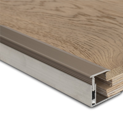 Champagne Adjustable Aluminium Trims 15-20mm Image