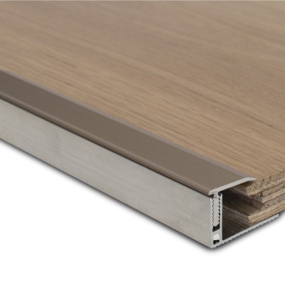 Champagne Adjustable Aluminium Trims 8-12mm Image